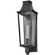 Coastal Elements Georgetown 1 Light 21.75 inch Black Outdoor Wall Mount