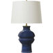 TOB by Thomas O'Brien Nova 27.63 inch 75 watt Mix Blue Brown Table Lamp Portable Light