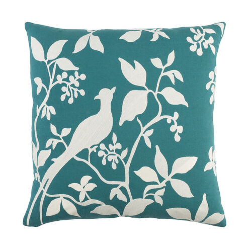 Kingdom 18 X 18 inch Teal Pillow Kit, Square