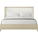 Montauk Lighthouse California King Bed, Wooden, Upholstered