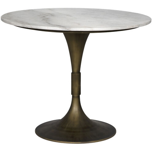 Jamna 36 X 36 inch Aged Brass Dining Table