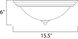 Essentials - 584x 3 Light 16 inch Satin Nickel Flush Mount Ceiling Light