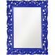Chateau 42 X 31 inch Glossy Royal Blue Wall Mirror