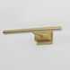Rubelle 15 watt 19 inch Gold Picture Light Wall Light