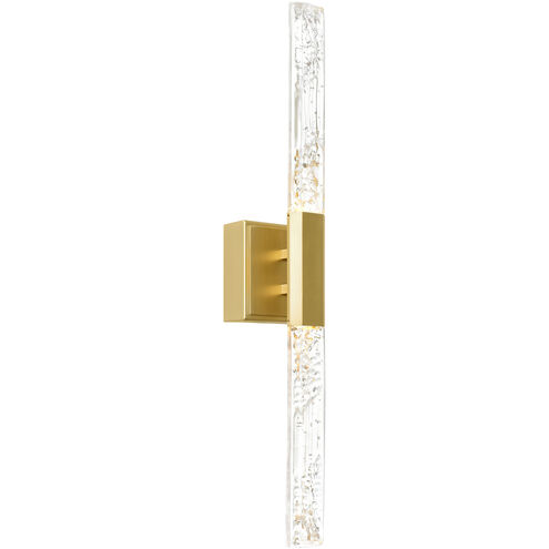 Greta LED 4.3 inch Brass Vanity Light Wall Light