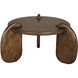 Mahatma 32 X 32 inch Clear Coat Semi-gloss Coffee Table