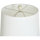 Brussels 36 inch 150 watt Antique White Table Lamp Portable Light