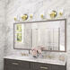 Moreland 3 Light 24 inch Polished Brass Vanity Sconce Wall Light