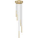 Forest LED 12 inch Modern Gold Chandelier Ceiling Light
