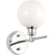 Collier 1 Light 6 inch Chrome Wall sconce Wall Light