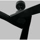 Alma 52 inch Midnight Black Indoor/Outdoor Ceiling Fan