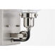 Rushton 1 Light 5 inch Brushed Nickel Bath Vanity Wall Light