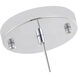 Canada 1 Light 4 inch Chrome Pendant Ceiling Light