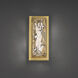 Beyond Drizzle LED 4 inch Aged Brass ADA Wall Sconce Wall Light
