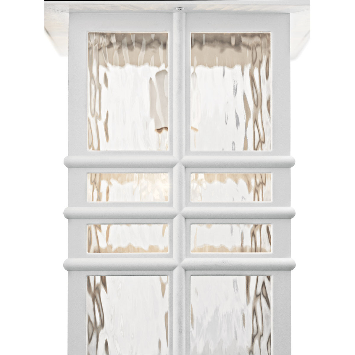 Kichler 49831WH Beacon Square 1 Light 18 inch White Outdoor Wall Large