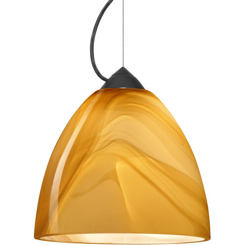 Vila 1 Light Black Cord Pendant Ceiling Light