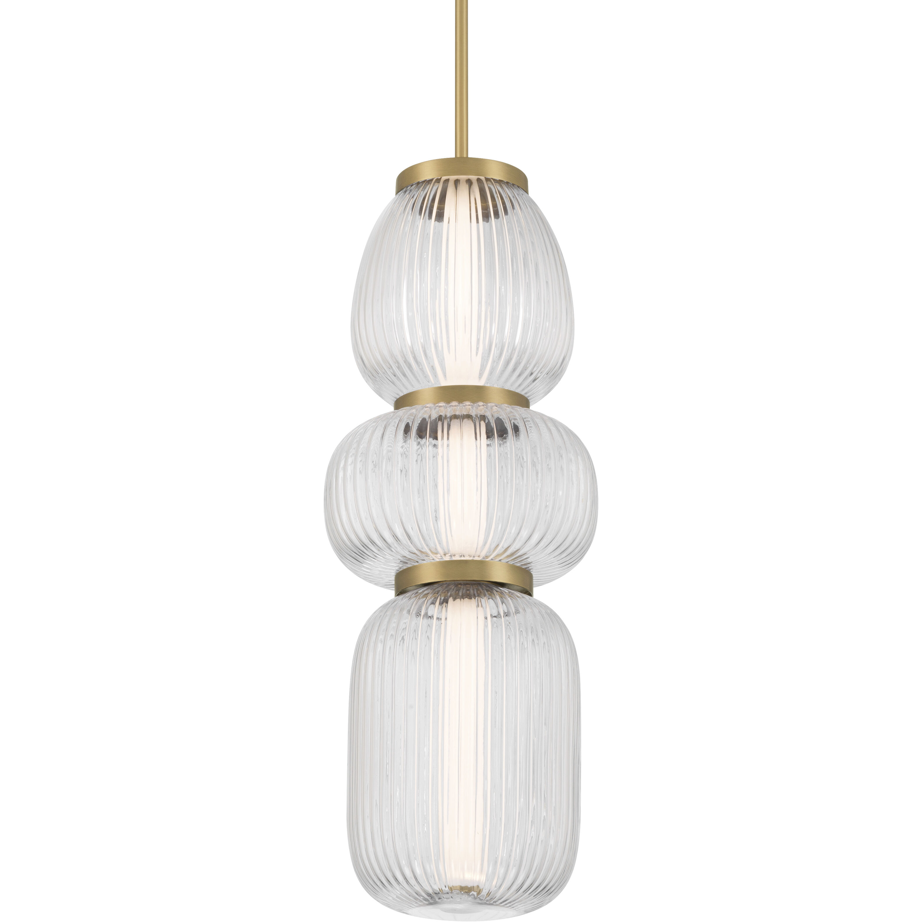 Cordel LED 9.5 inch Legacy Brass Mini Pendant Ceiling Light