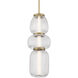 Cordel LED 9.5 inch Legacy Brass Mini Pendant Ceiling Light