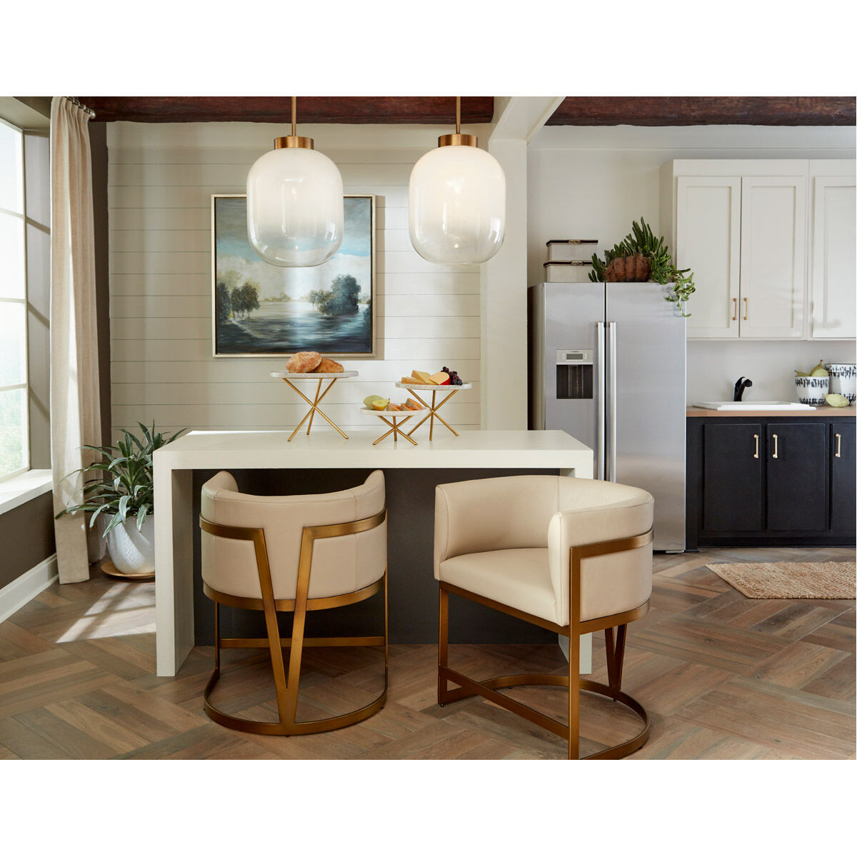 Wildwood 1 Light 17 inch Milk/Antique Brass Pendant Ceiling Light