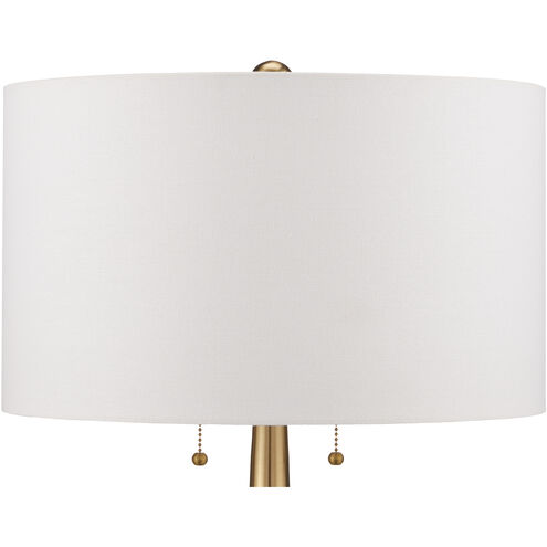 Jebel 23.25 inch 100.00 watt Natural/Brushed Brass Table Lamp Portable Light