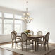 Dover 9 Light 27.75 inch Brushed Nickel Chandelier 2 Tier Ceiling Light