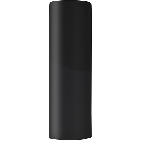 Ambiance LED 5.25 inch Gloss Black ADA Wall Sconce Wall Light