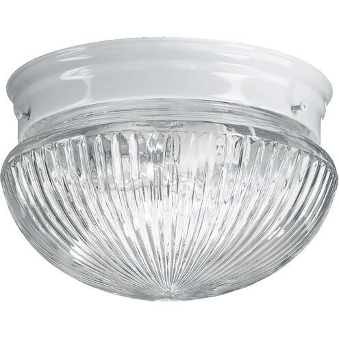 Fort Worth 1 Light 8 inch White Flush Mount Ceiling Light