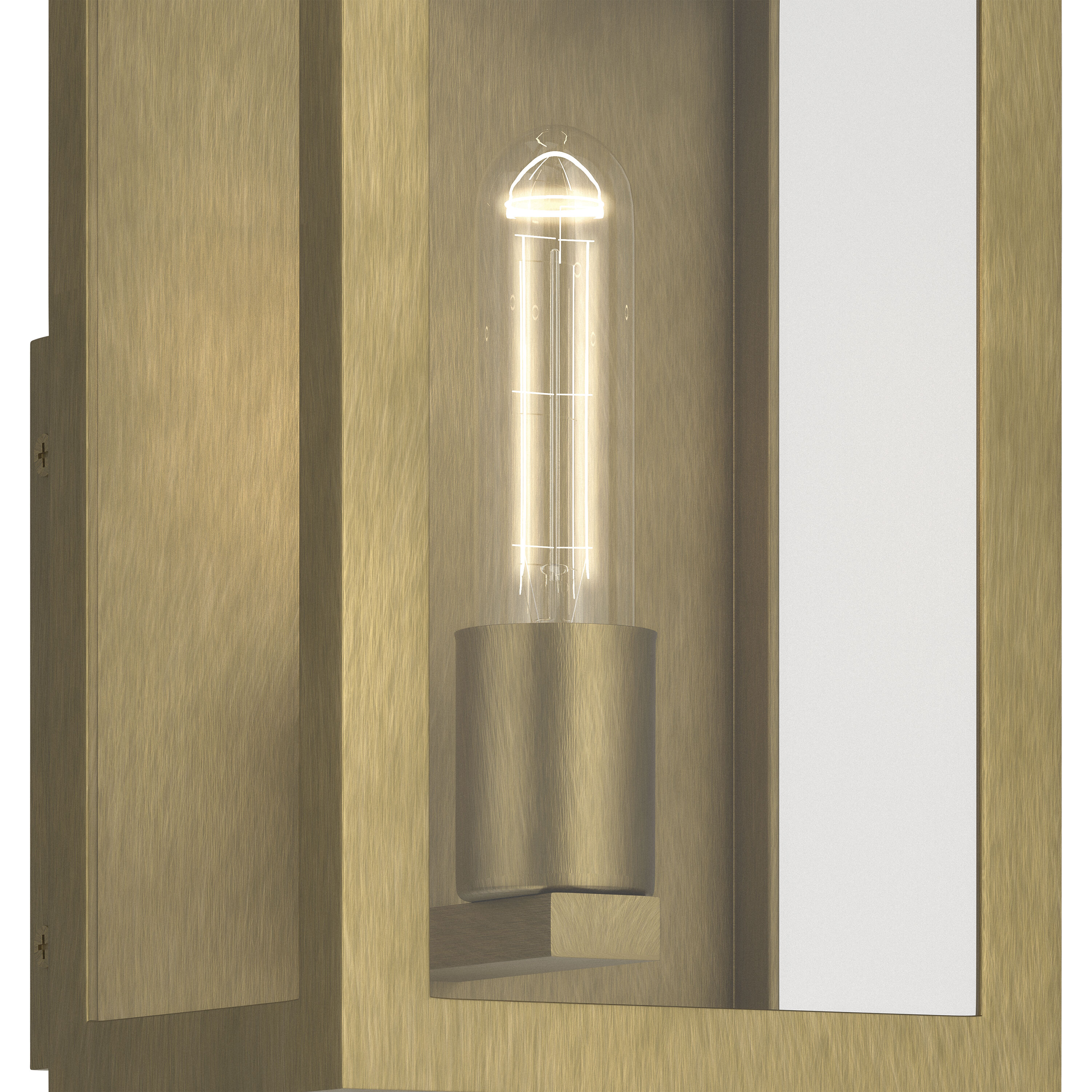 Marea 1 Light 13 inch Natural Brass Outdoor Wall Light
