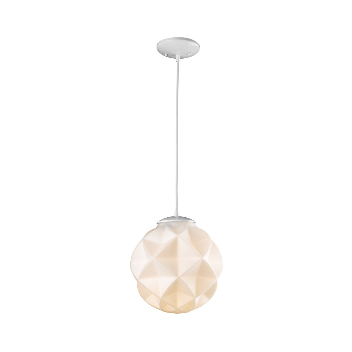 Nova 1 Light 10 inch White Mini Pendant Ceiling Light