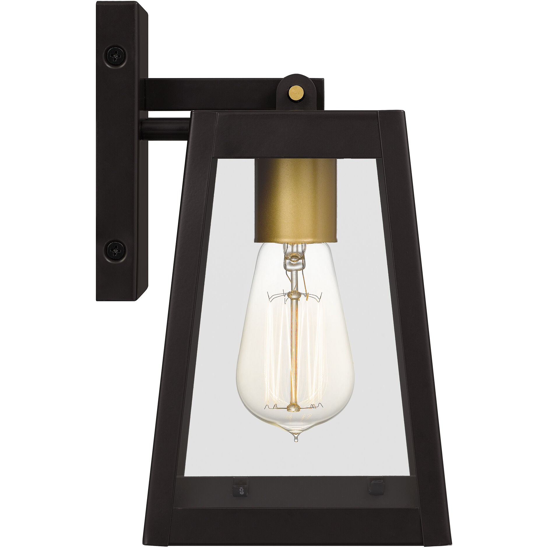 Amberly Grove 1 Light 10 inch Western Bronze Outdoor Wall Lantern