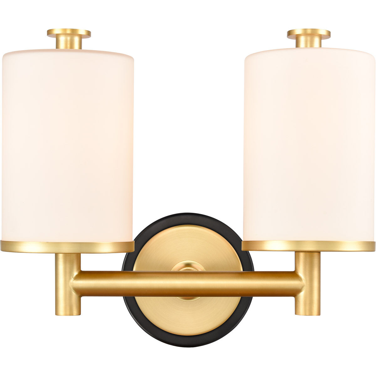 Marlowe LED 13.63 inch Black Satin Gold Bath Vanity Light Wall Light