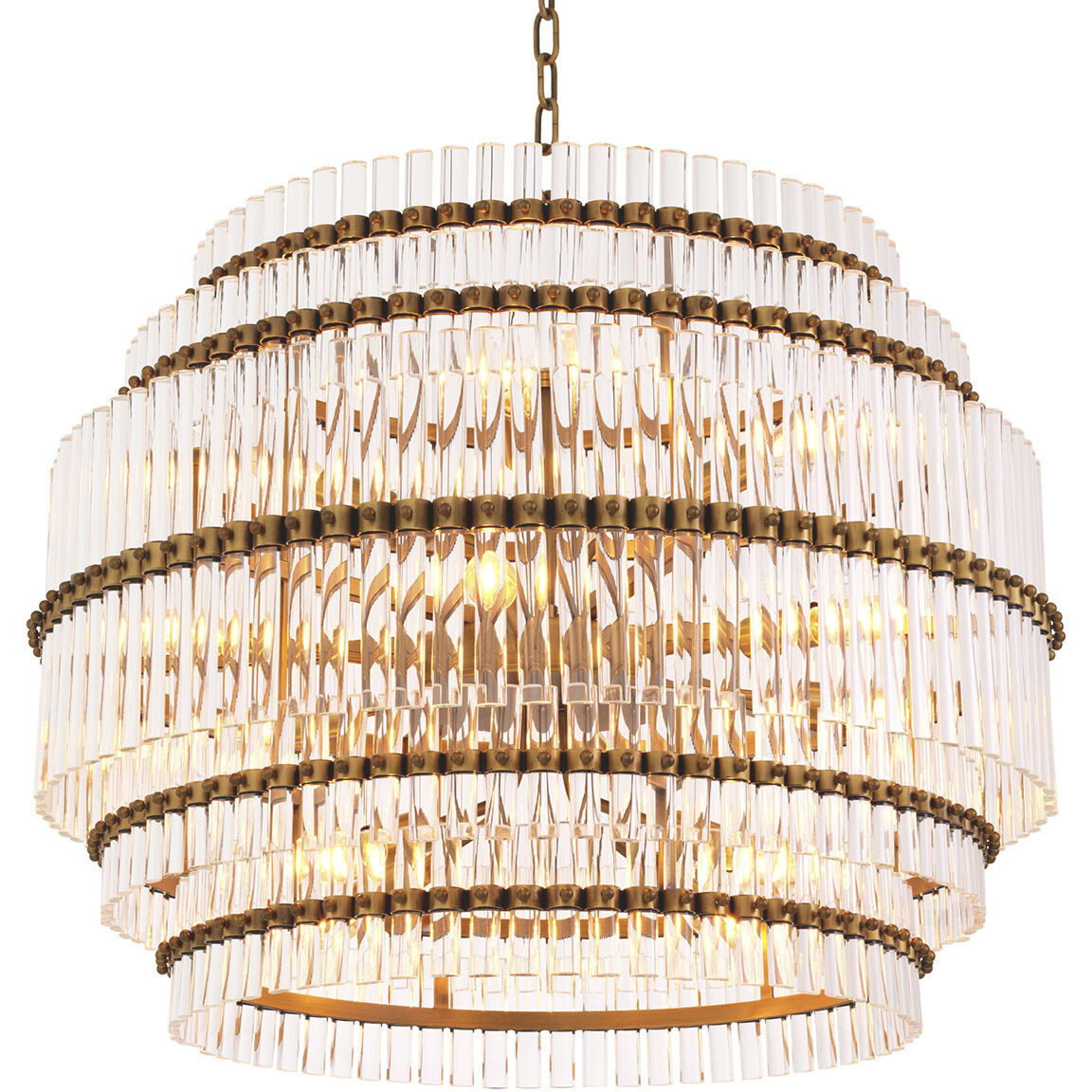 Scottsdale 14 Light 29.72 inch Antique Brass Chandelier Ceiling Light
