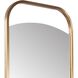 Nouvel 72 X 24 inch Antique Brass Dressing Mirror
