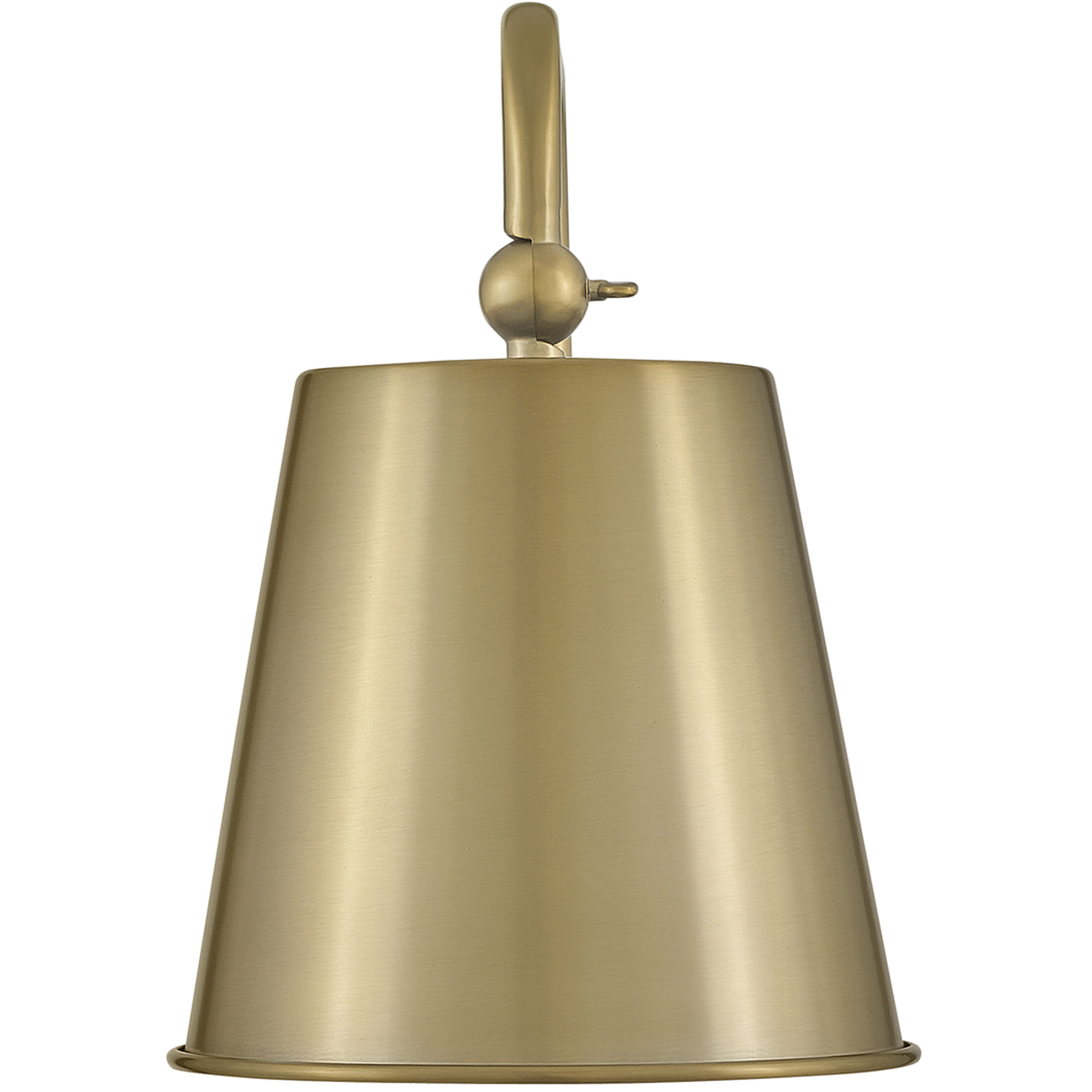 Blake LED 8 inch Lacquered Brass Sconce Wall Light