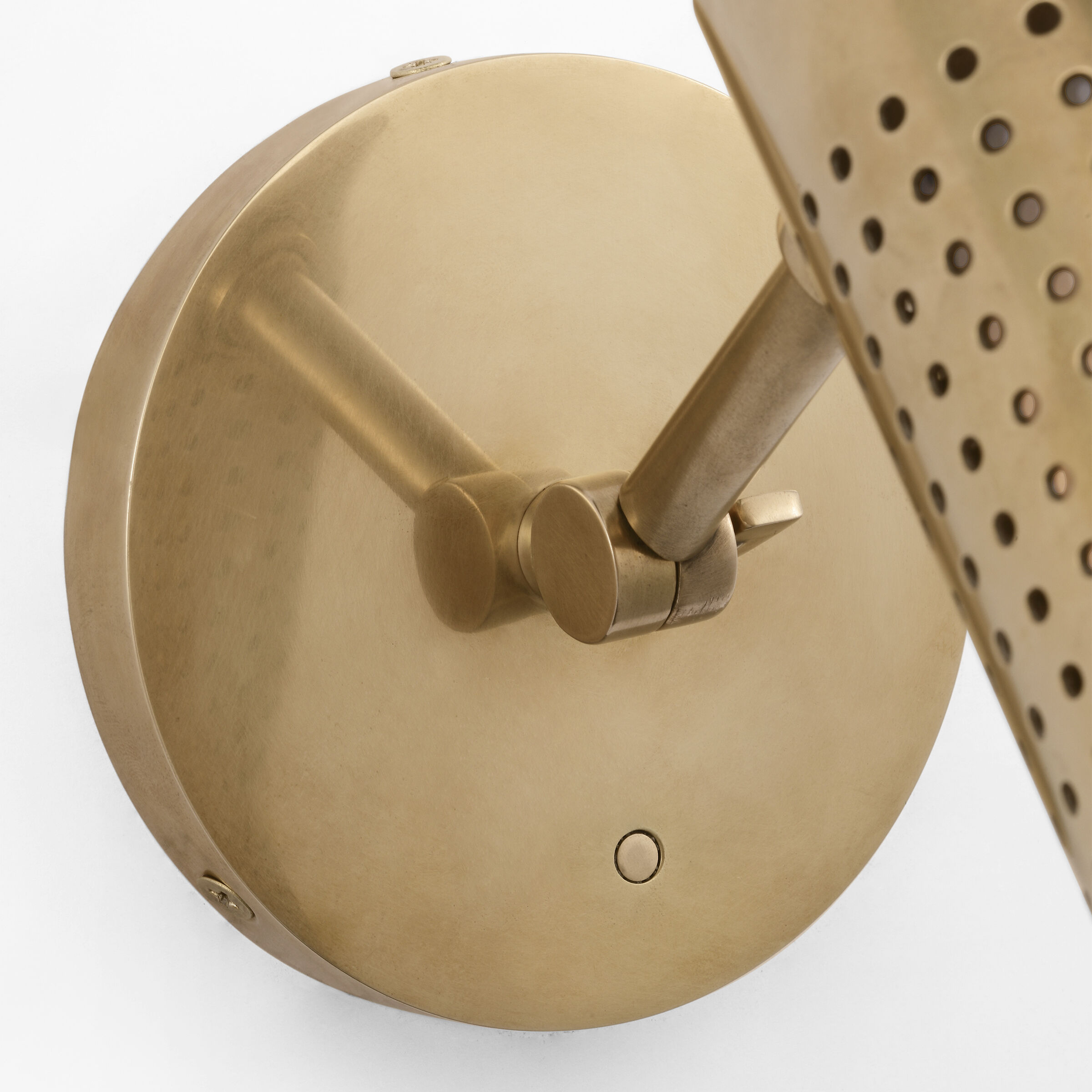 Kelly Wearstler Precision LED 4.5 inch Antique-Burnished Brass Articulating Sconce Wall Light