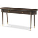 Curzon 72 X 16 inch Fumed Console Table, Wooden, Spencer Green Park