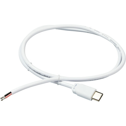 Disk Lighting 24 inch White Disk Light Power Cord, 24 Inch