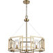 Marco 5 Light 24.5 inch Brushed Champagne Bronze Chandelier Ceiling Light
