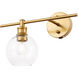 Collier 1 Light 14.7 inch Brass Wall sconce Wall Light, Left