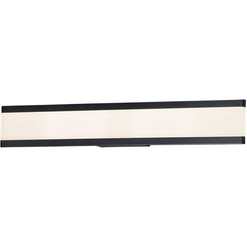 Visor LED 30 inch Black Vanity Light Wall Light