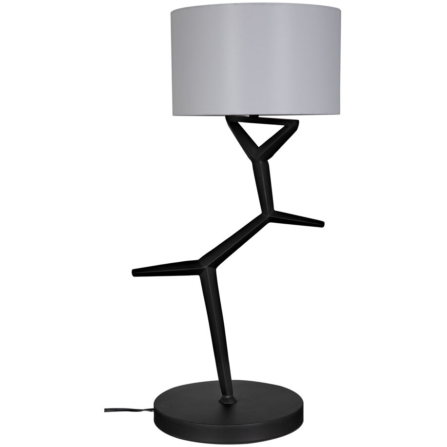 Arizona 29 inch 60.00 watt Matte Black Table Lamp Portable Light