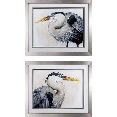 Waterside Collection Blue Framed Art