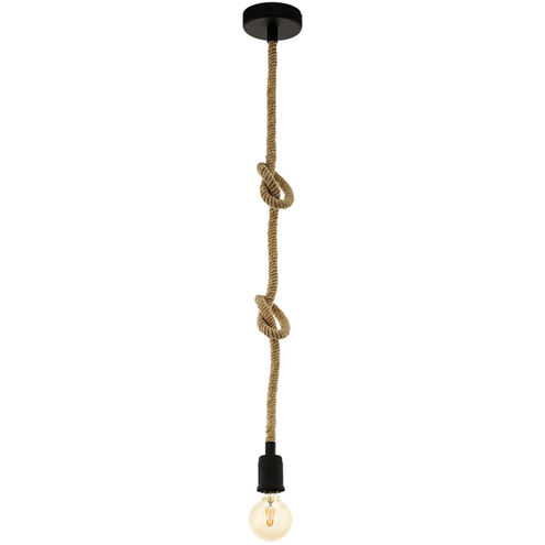 Rampside 1 Light 4.5 inch Black Pendant Ceiling Light