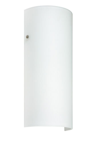 Torre 14 1 Light 6 inch Satin Nickel ADA Wall Sconce Wall Light in Incandescent, Opal Matte Glass