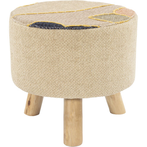 Zurich 12 inch Light Beige Stool