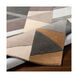 Forum 36 X 24 inch Medium Gray/Camel/Khaki/Charcoal/Taupe/Ice Blue Rugs, Rectangle