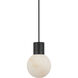 Sean Lavin Mina 1 Light 5 inch Black Line-Voltage Pendant Ceiling Light in Black Cord, 3000K-2200K