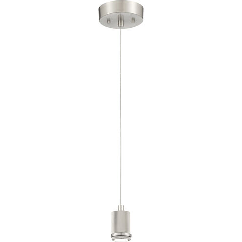 Port Nine Stark 1 Light 2.25 inch Brushed Steel Pendant Ceiling Light