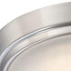 Surrey 2 Light 13 inch Brushed Nickel Flush Mount Ceiling Light