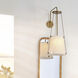California 1 Light 24 inch Antique Brass Wall Sconce Wall Light